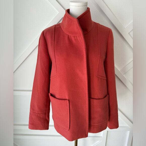 Chico’s Everyday Plush Felt Open Front Jacket Burnt Orange Size 1 (Medium) - Picture 2 of 11